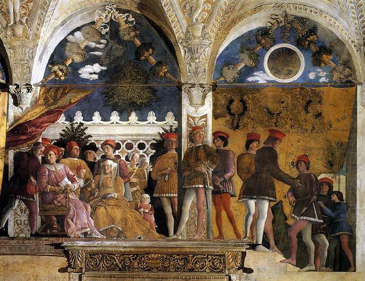 The Court of Gonzaga, Andrea Mantegna